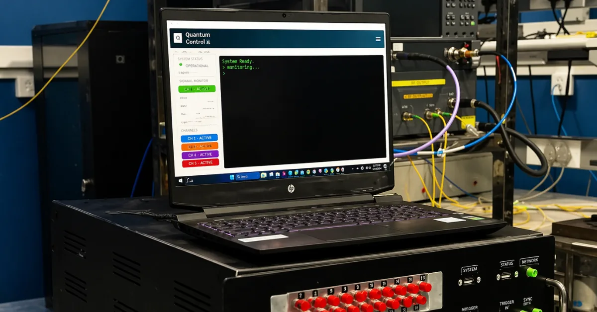 silicon photonics chip testing setup in Chennai laboratory