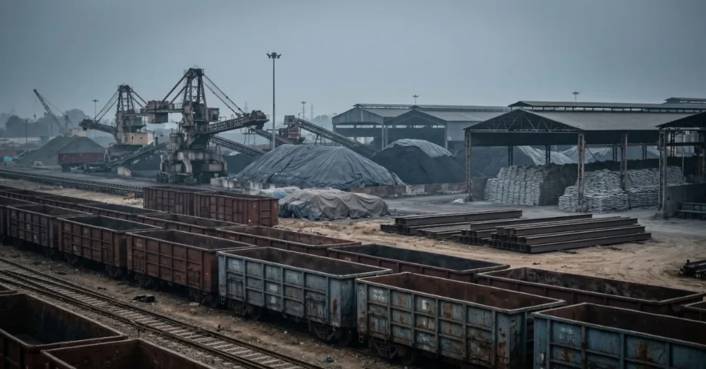 Core Sector Growth industries including power coal steel and refinery