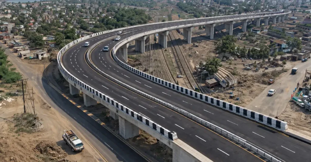 Deendayal Port road over bridge improving cargo movement over railway crossing