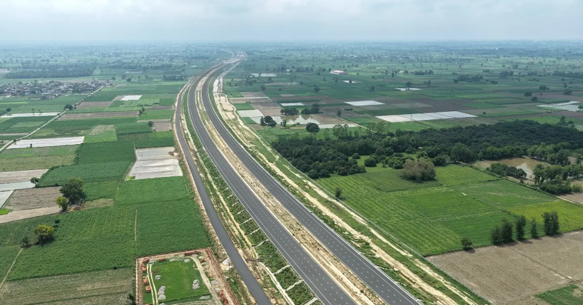 Ganga Expressway high speed corridor in Uttar Pradesh