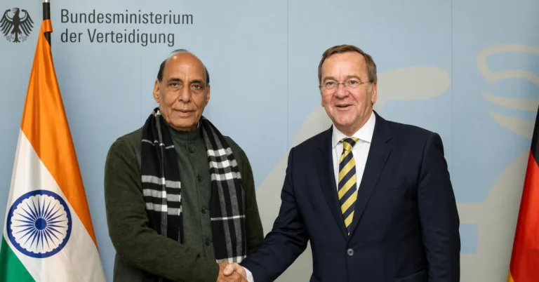 Germany defence ministers meeting with India during Berlin talks