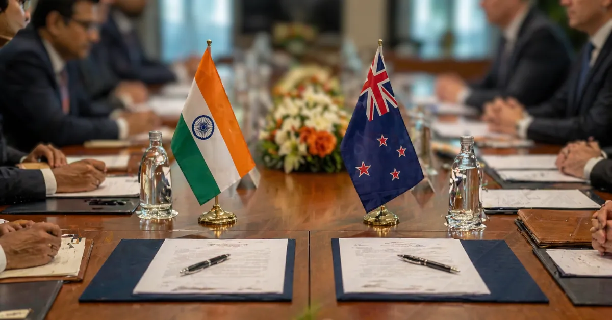 India-New Zealand FTA showing trade services mobility and investment benefits