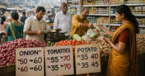 India’s retail inflation reflected through price changes in consumer markets
