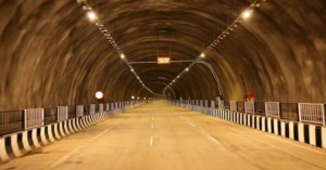 Khambatki Ghat highway tunnel on Pune Satara stretch with vehicles moving through upgraded corridor