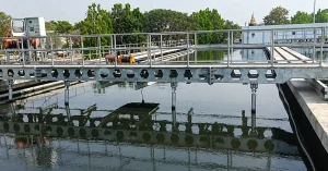 NMCG sewage treatment plant infrastructure along the Ganga river