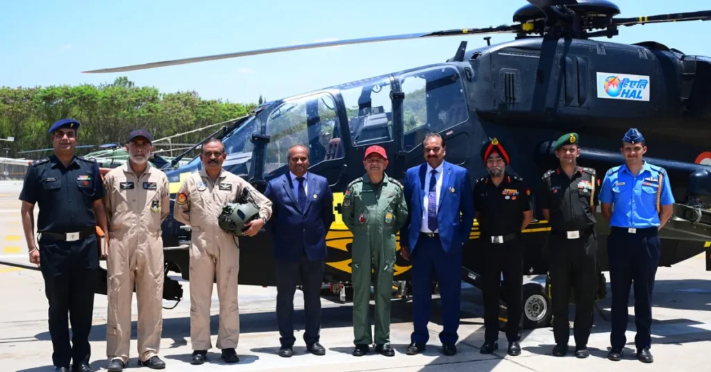 Prachand LCH helicopter in flight representing Prachand LCH capabilities