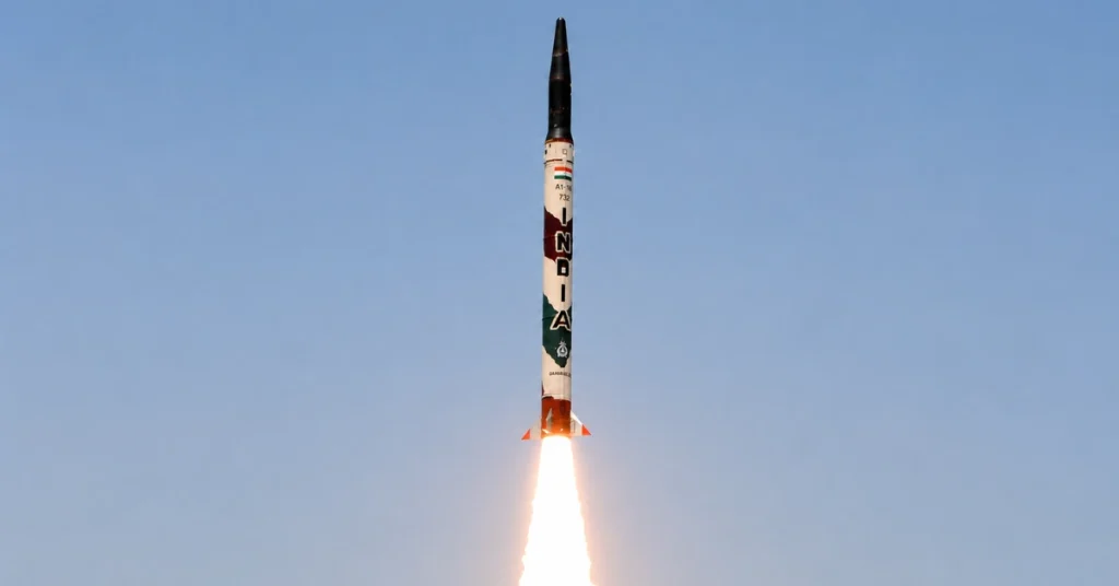 India successfully tests nuclear-capable Agni-1 ballistic missile from Odisha test range 1 Agni-1 ballistic missile during a previous test launch in India