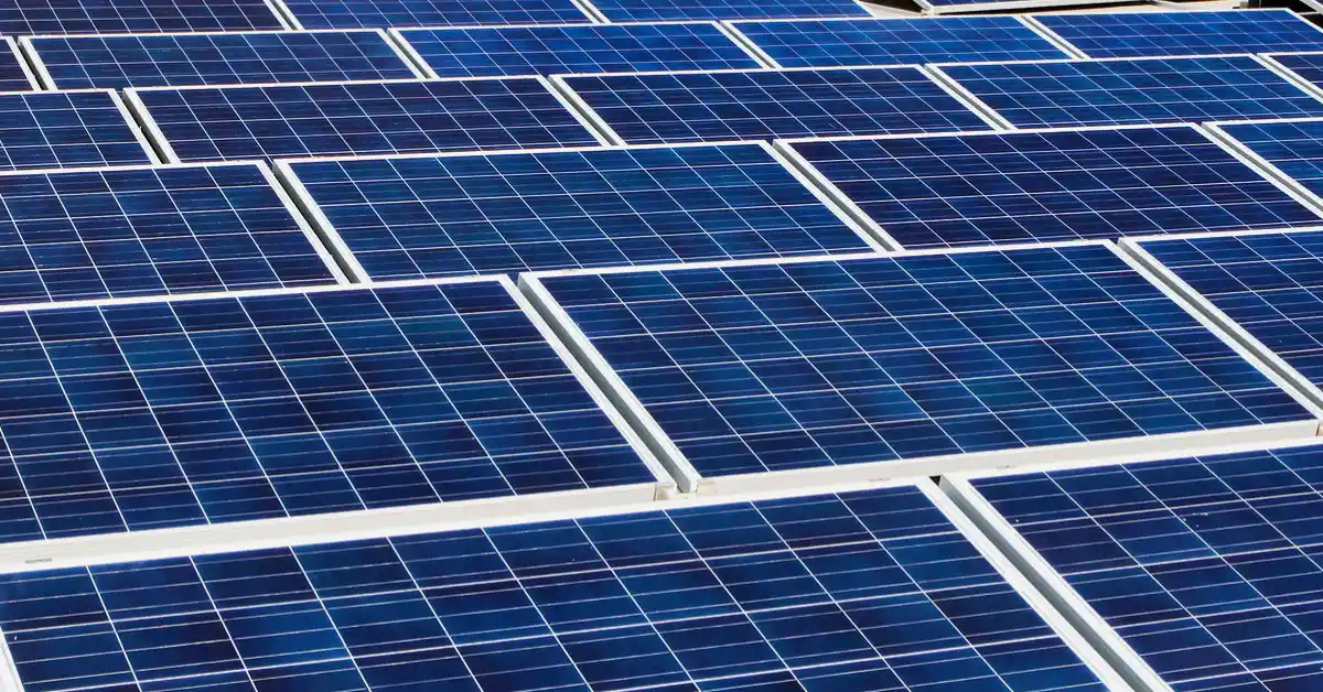 Solar panel infrastructure representing India’s expanding renewable-energy manufacturing sector.