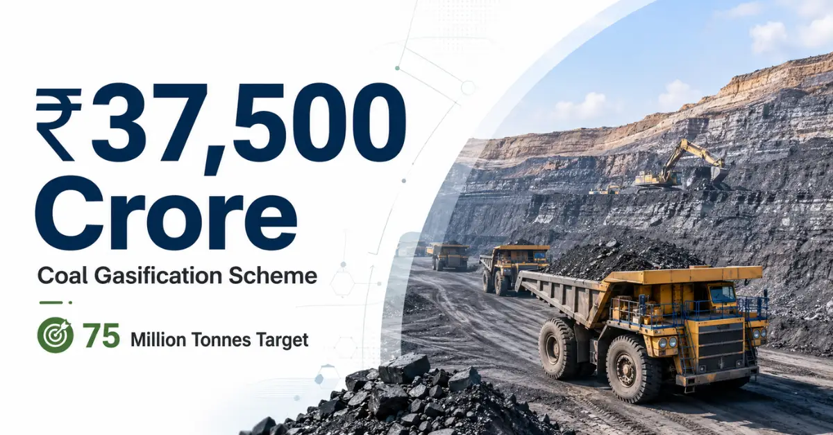 Coal mining infrastructure linked to India’s coal gasification scheme