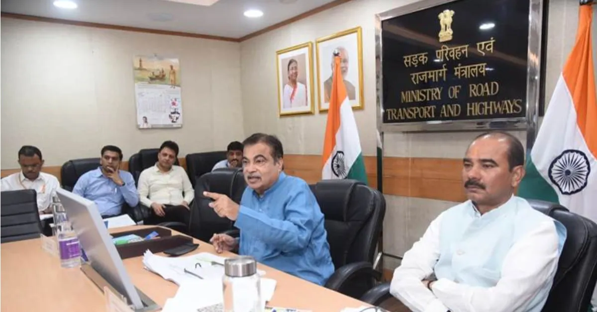 Uttar Pradesh National Highway network review meeting chaired by Nitin Gadkari