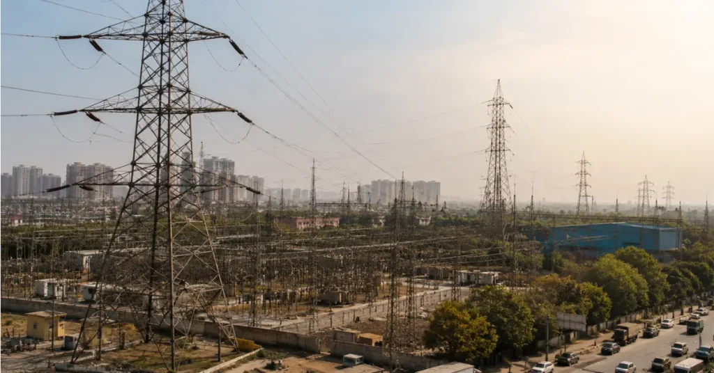 Peak Power Demand supported by electricity grid infrastructure in India