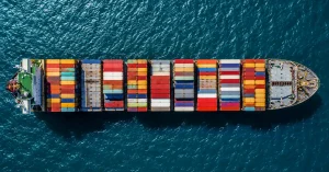 Cargo ship representing India’s merchandise exports and global trade ecosystem.