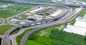 Jewar Airport highway connectivity corridor near DND-Faridabad-Sohna route