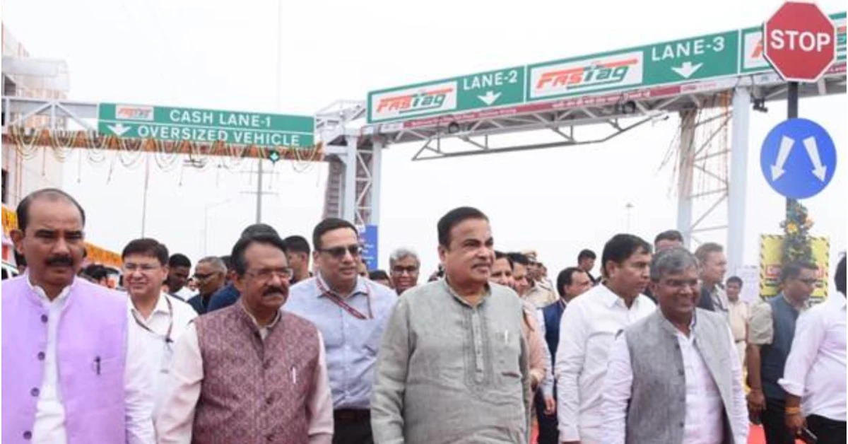 Nitin Gadkari launching MLFF barrier-less tolling system in NCR