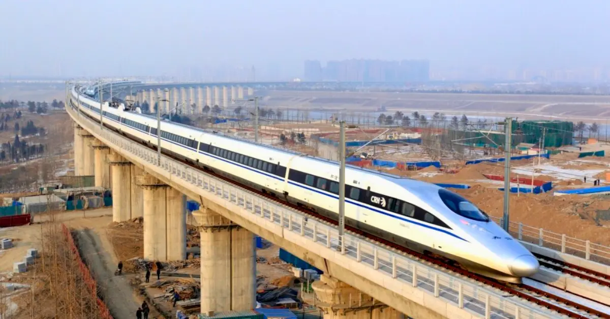 Mumbai-Ahmedabad Bullet Train Project high-speed rail corridor and viaduct infrastructure