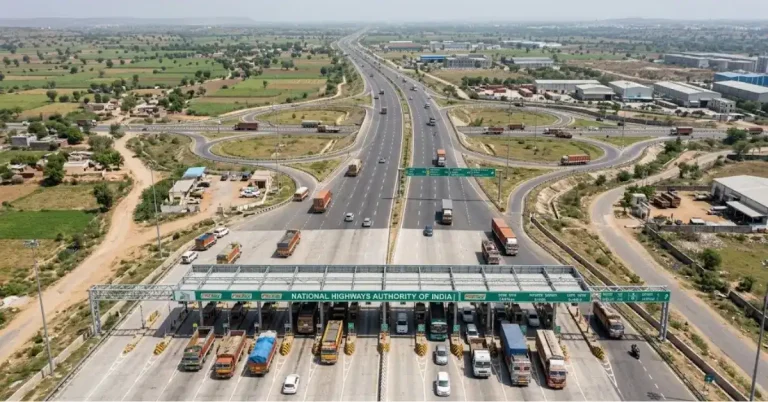 Operational National Highway stretches with toll infrastructure and freight movement in India