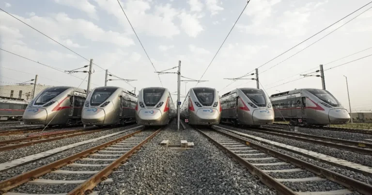 Noida Airport Rapid Rail represented through Namo Bharat regional rapid rail trains