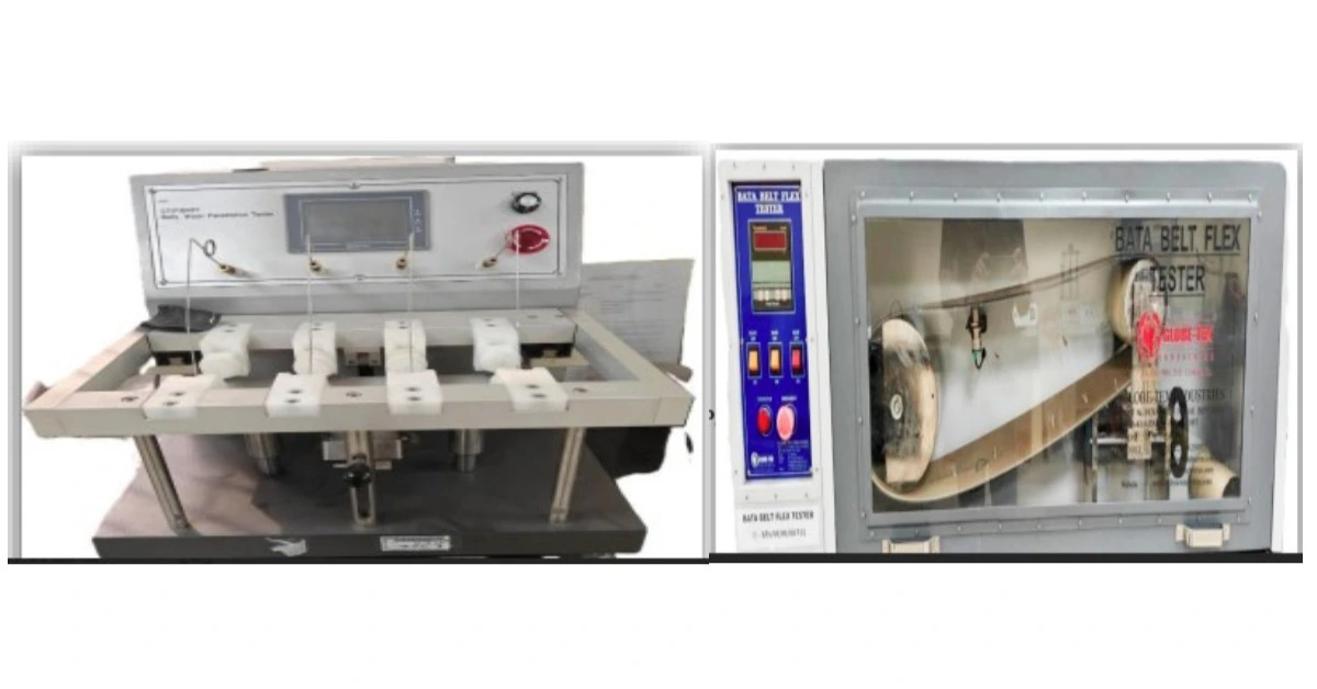 Advanced footwear testing equipment at NTH Ghaziabad Shoe Testing Laboratory