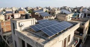 PM Surya Ghar rooftop solar panels installed on Indian residential homes