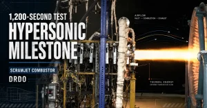 DRDO scramjet combustor undergoing hypersonic propulsion ground testing