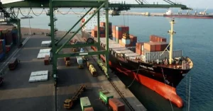 Container vessel berthed at V.O. Chidambaranar Port Authority in Thoothukkudi
