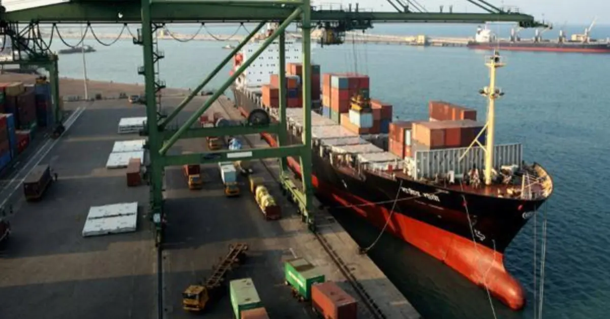 Container vessel berthed at V.O. Chidambaranar Port Authority in Thoothukkudi