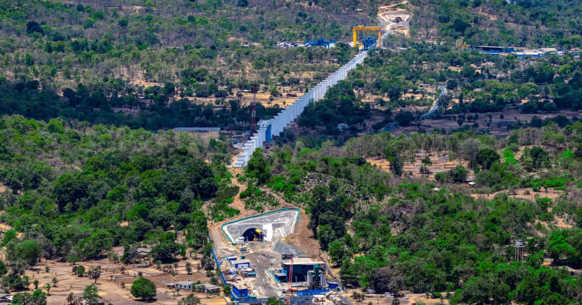 Mumbai-Ahmedabad Bullet Train Project MT-07 tunnel breakthrough