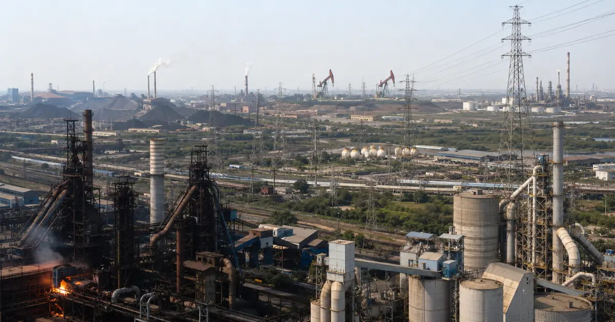 Eight Core Industries performance showing growth in steel cement and electricity alongside weakness in other core sectors