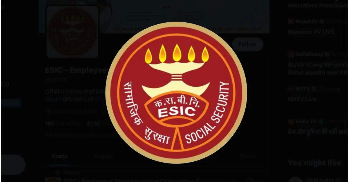 ESIC Get New Online System represented through Employees' State Insurance Corporation branding