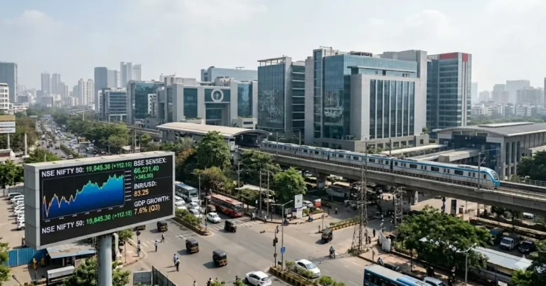 Real GDP reflected through India’s economic activity and business environment