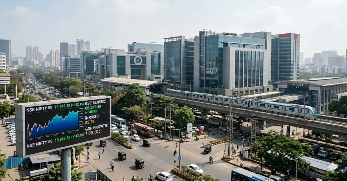 Real GDP reflected through India’s economic activity and business environment