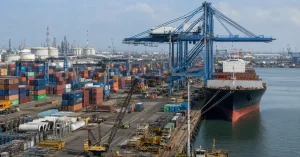 India’s total exports represented through cargo and port logistics