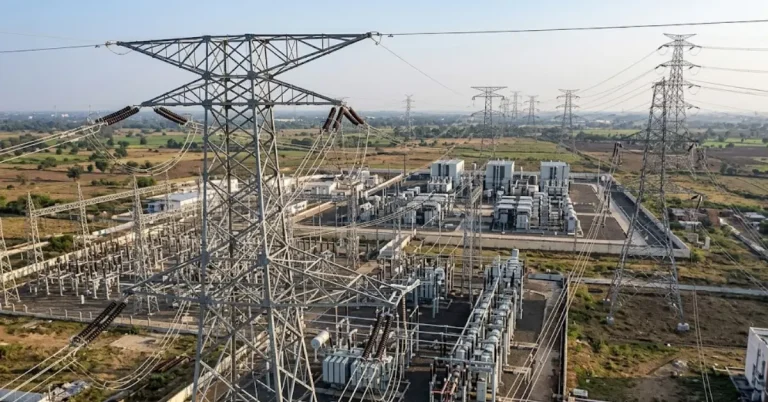Inter-State Transmission System infrastructure including high-voltage transmission lines and substations