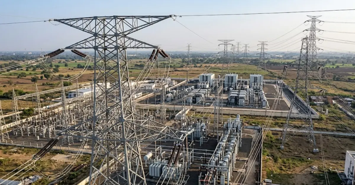 Inter-State Transmission System infrastructure including high-voltage transmission lines and substations