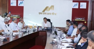 MMRDA officials during meeting on weekly public transport day initiative in Mumbai