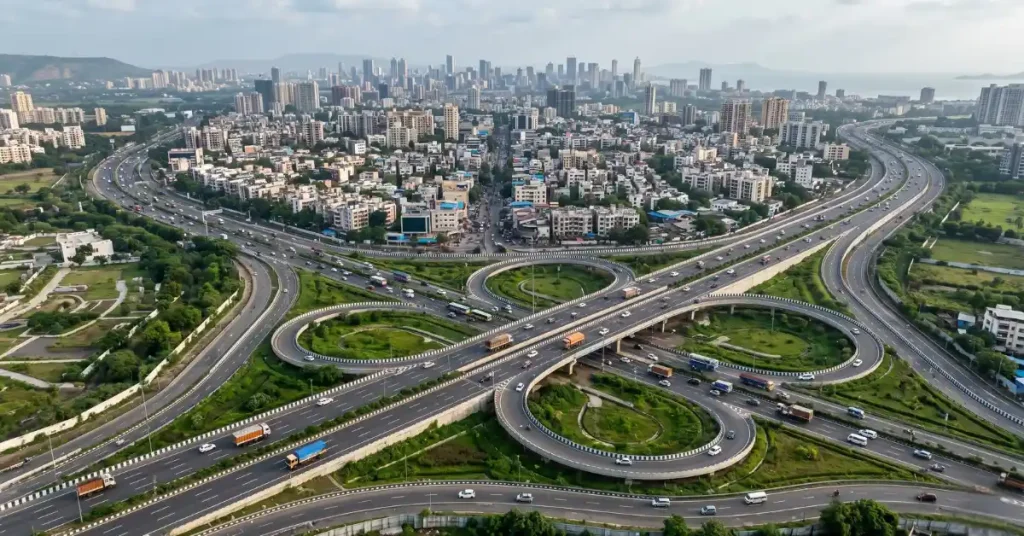 Centre brings urban planning, highway development and state participation together under new National Highway Decongestion Policy 4 National Highway Decongestion Policy represented through urban ring road and highway interchange infrastructure