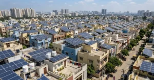 PM Surya Ghar rooftop solar installations across Indian homes