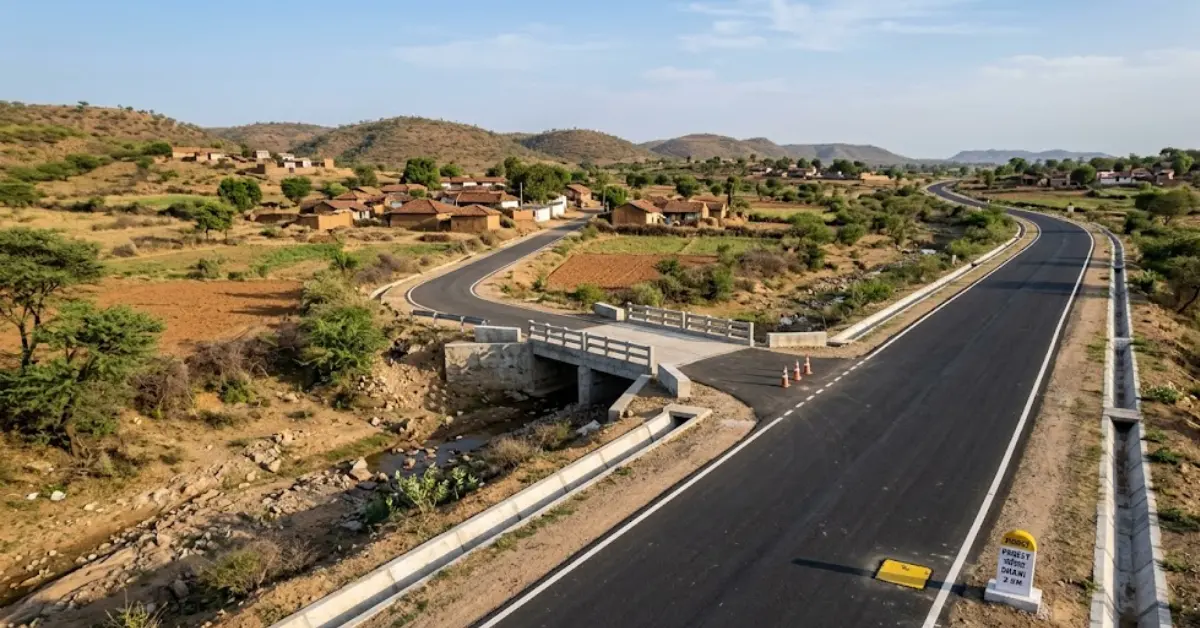 Rural Roads connecting remote habitations under PMGSY rural connectivity programme