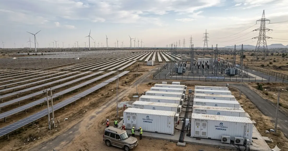 SECI renewable energy and battery storage infrastructure for ISTS-connected projects