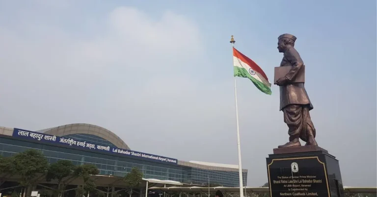 Lal Bahadur Shastri International Airport in Varanasi where the Easy Connect service was launched