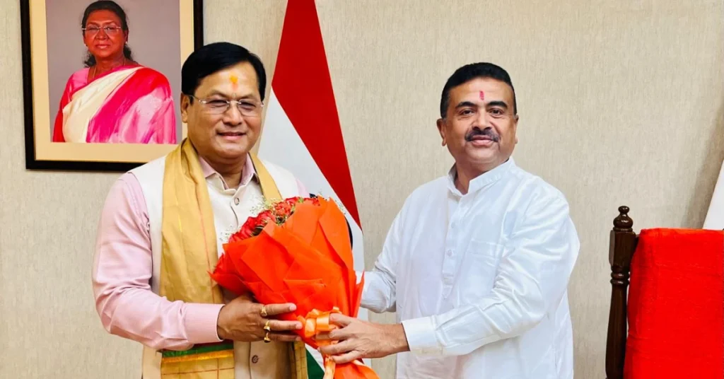 Centre eyes West Bengal as eastern India’s maritime hub with ₹19,209 crore investment plan 10 Union Minister Sarbananda Sonowal meeting West Bengal Chief Minister Suvendu Adhikari in Kolkata