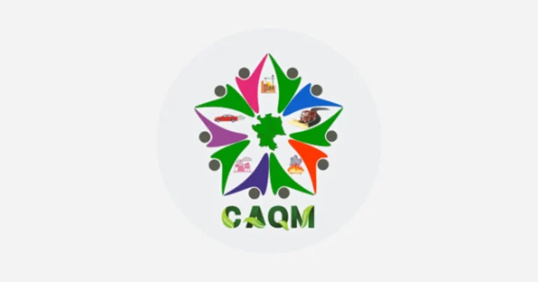 Official logo of the Commission for Air Quality Management (CAQM). (Image source: CAQM website)