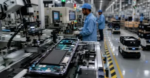 The Infra Post - India's Leading Infrastructure News Platform 5 Advanced smartphone manufacturing facility representing India's Mobile Phone Manufacturing Scheme