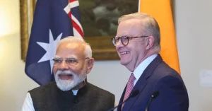 PM Modi with Australian Prime Minister Anthony Albanese during Australia visit.
