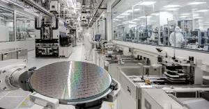 Advanced semiconductor fabrication facility representing India's Semicon 2.0 ecosystem