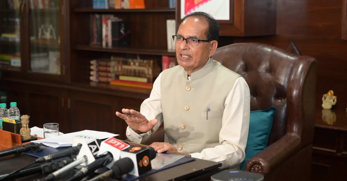 Union Rural Development Minister Shivraj Singh Chouhan during an official briefing on the nationwide rollout of VB-G-RAM-G