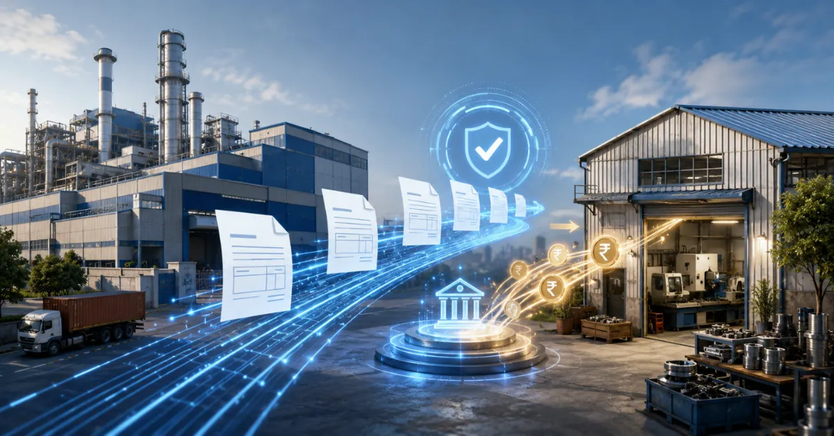 Digital TReDS framework enabling faster MSME invoice settlement through CPSE payments.