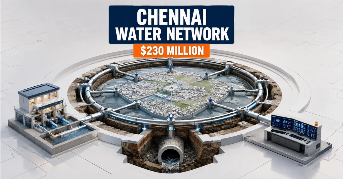 Chennai ring-main water network and sanitation infrastructure project