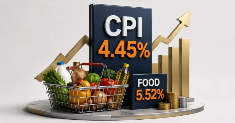 The Infra Post - India's Leading Infrastructure News Platform 17 India retail inflation at 4.45% and food inflation at 5.52% in July 2026