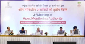 Industrial plots programme reviewed at the NICDIT Apex Monitoring Authority meeting in New Delhi